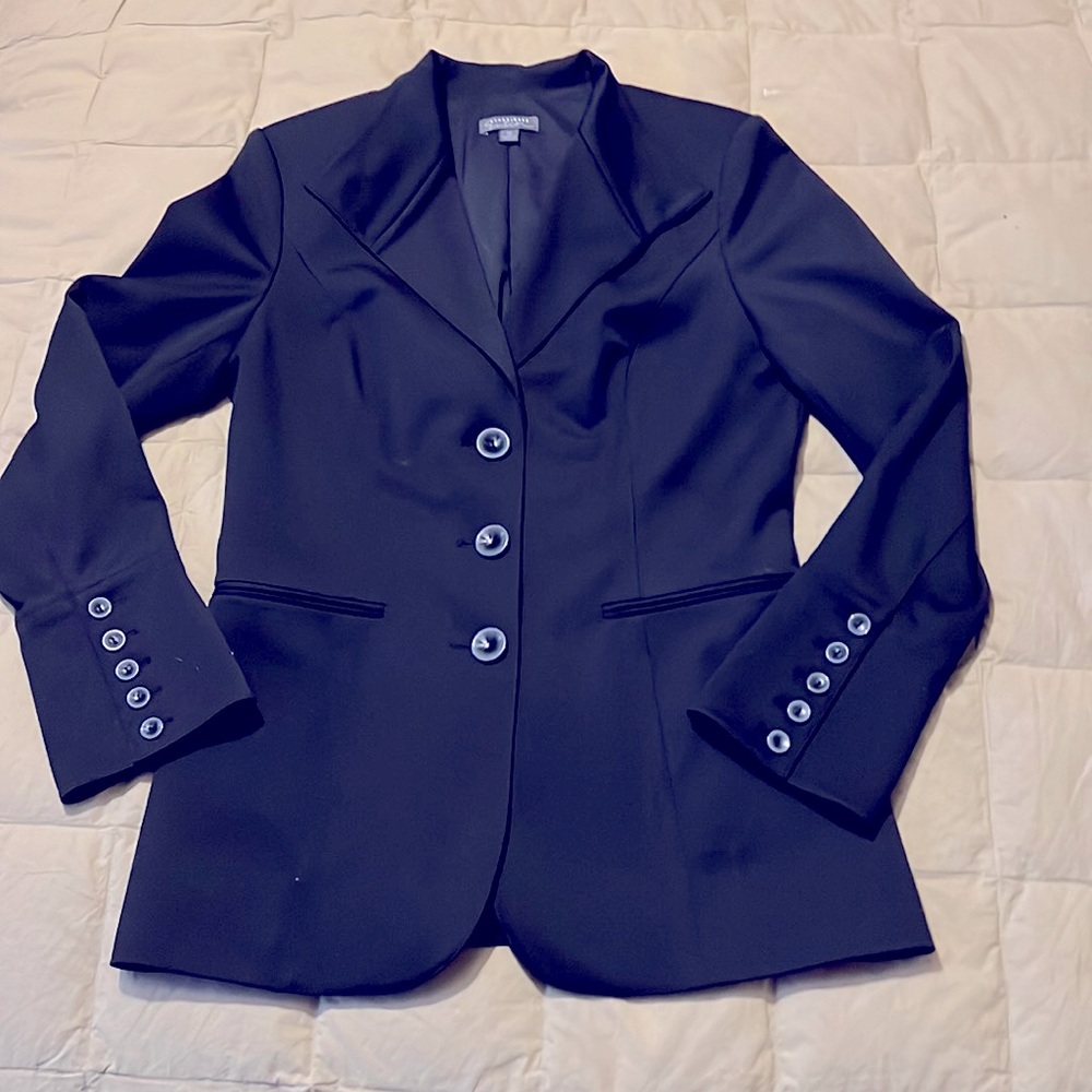 Black long classic blazer Size 10 Nordstrom Classiques Entier